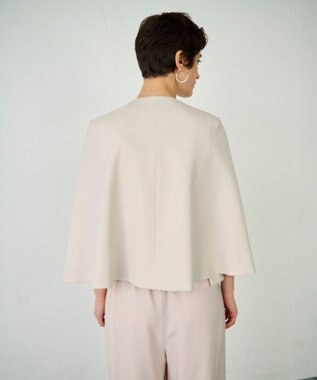 GRACE CONTINENTAL ケープスリーブジャケット ベージュ
