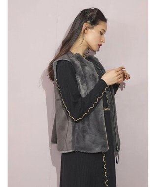 Green Parks ■ＥＳＣＡＲ　フラッフィーベスト Charcoal Gray