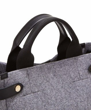 TOPKAPI 【TREASURE TOPKAPI】イタリアンフェルト サイドベルト トートバッグ グレー