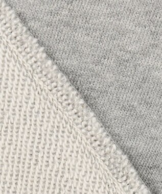 J.PRESS MEN 【WEB限定】J刺繍ハーフジップスウェット ライトグレー系