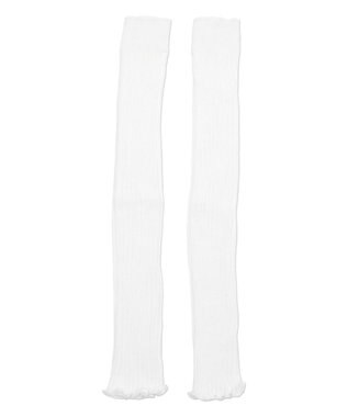 WEGO エアリーメローレッグカバー ホワイト