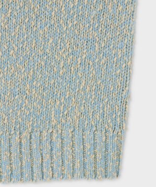 Paul Smith ブークレヤーン 半袖ニット カーディガン ライトブルー