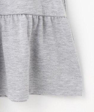 組曲 KIDS 【UVカット】【150-160㎝】セーラーレース ワンピース グレー