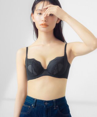 Wing ブラジャー これ1枚できれいシルエット 脇高設計 脇から背中すっきり 【スタイルアップブラ】 ブラ KB2900 ウイング／ワコール ブラック
