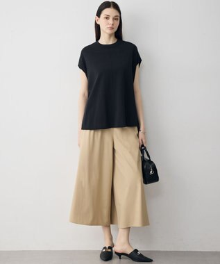 ICB L 【WEB限定カラーあり】マットスキューバ ガウチョパンツ ベージュ
