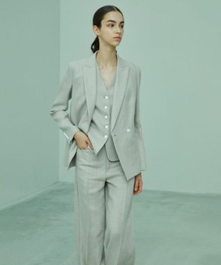 BEIGE， BURDOCK / ダブルジャケット Flax