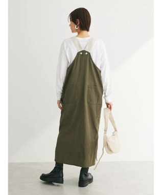 Green Parks ・ＳＵＧＡＲ　ＳＰＯＯＮ　ペインターサロペットスカート Khaki