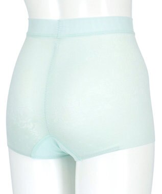 Wing ガードル 汗をかいてもさらさら 接触冷感(身生地部) シルエットすっきり 【夏の涼軽パンツ】 ショート丈 一枚ばき可能 春 夏 KQ2515 ウイング／ワコール グレイッシュブルー