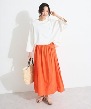 CRAFT STANDARD BOUTIQUE 【別注】BHPC/刺繍ワイドスリーブTEE Off White