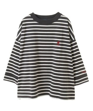 CRAFT STANDARD BOUTIQUE 【別注】BHPC/刺繍ワイドスリーブTEE Border Black