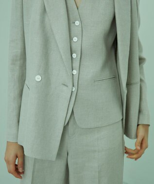 BEIGE， BURDOCK / ダブルジャケット Flax