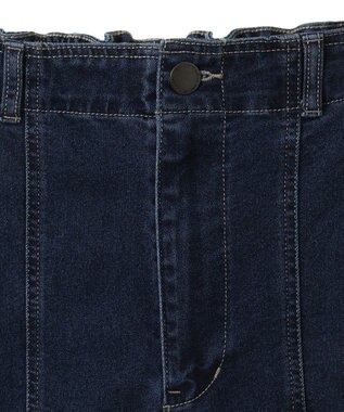 Green Parks ＧＵＭストレッチパネル切り替えデニムパンツ Black