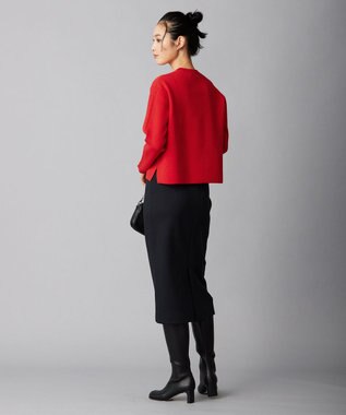 ICB 【洗える】 MIZUHIKI ニットプルオーバー レッド系