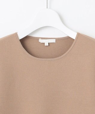 自由区 L 【洗える】フェザーラメ ニット モカ