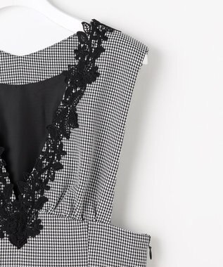 Feroux 美シルエットレース ジャンパースカート ホワイト系2