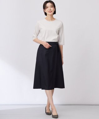 J.PRESS LADIES L 【WEB限定カラーあり・洗える】スムースジャージー カットソー グレージュ系