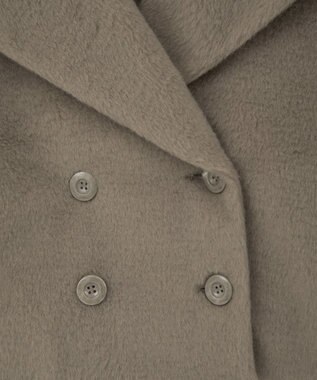 earth music&ecology シャギーショートコート Beige