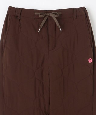 PW CIRCULUS 【撥水加工 / ストレッチ】【MEN】キルティング中綿パンツ ゴルフ ダークブラウン系