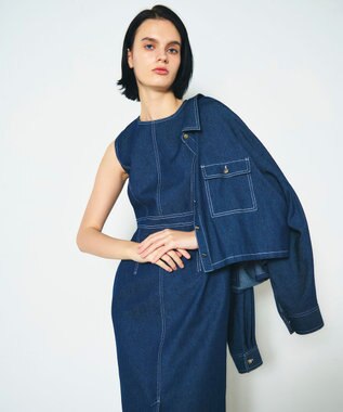 GRACE CONTINENTAL セットデニムワンピース インディゴ