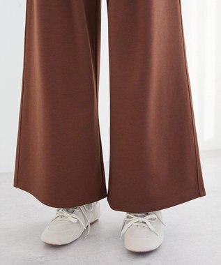 CRAFT STANDARD BOUTIQUE ダンボールニットタックパンツ Brown