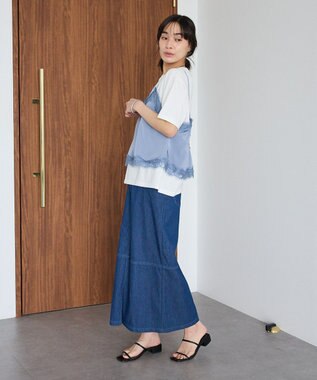 CRAFT STANDARD BOUTIQUE アシンメトリーデニムスカート Indigo
