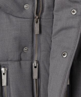 JOSEPH HOMME 【WEB・一部店舗限定  】テックウーステットツイル 　パテッドコート ライトグレー系