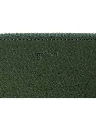 genten ミネルヴァ2 Lファスナー長財布 グリーン