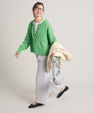 Green Parks ・ＱＵＯＮ　ギャザーリボンショルダー Silver