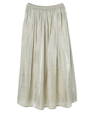 Green Parks ２ｗａｙ　リバーシブルシャイニーチュールスカート Ivory