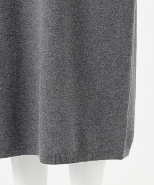 23区 S 【エステータ】マーセライズドウールカシミヤ ニットワンピース グレー系