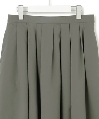 23区 【撥水加工/洗える】ハイマルチタフタ タックスカート カーキ系