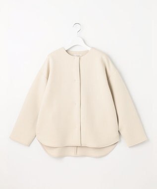 Feroux 【洗える】ダンボール アウター アイボリー系