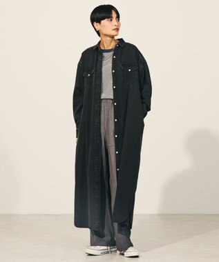 AMERICAN HOLIC デニムワンピース Black