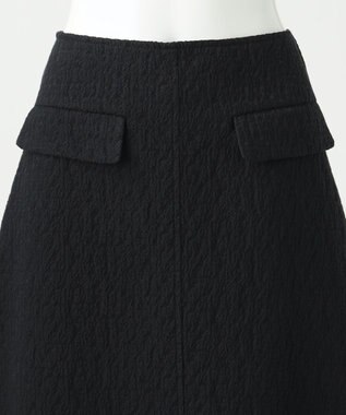 23区 【R(アール)】フクレジャカード スカート ブラック系