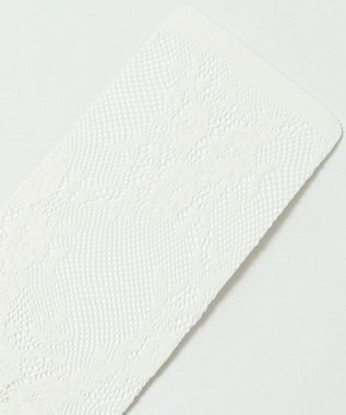 WEGO フラワー総レースタイツ オフホワイト