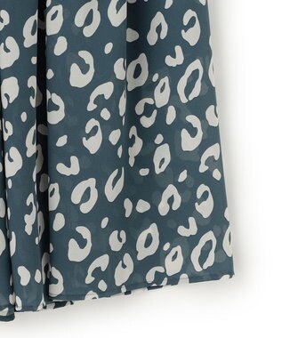 ICB 【洗える】レオパードプリント ティアードスカート パイングリーン系6