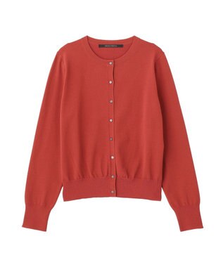YECCA VECCA 【UVカット】クルーネックカーディガン Red