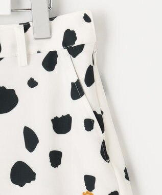 PW CIRCULUS 【WOMEN】【ストレッチ/撥水】インナー付き バックプリーツ スカート ダルメシアン