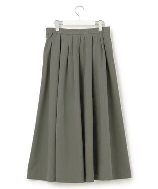 23区 【撥水加工/洗える】ハイマルチタフタ タックスカート カーキ系