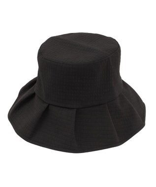 Green Parks ・エンボスギャザーハット Black
