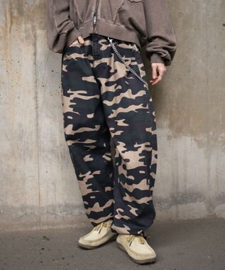 WEGO チェーン付きバルーンパンツ 柄1