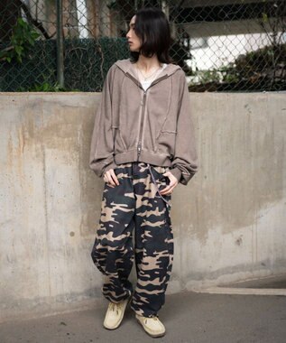 WEGO チェーン付きバルーンパンツ 柄1