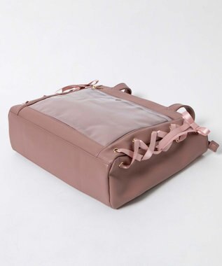 WEGO 【痛バ＆推し活】レースアップ痛バッグS ベージュその他