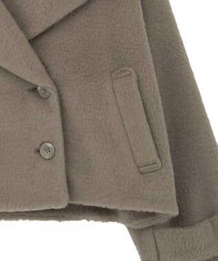 earth music&ecology シャギーショートコート Beige