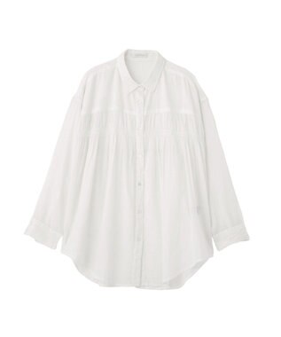 Green Parks 長袖ボイルシャツ Ivory