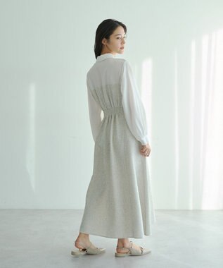 YECCA VECCA ベアドッキングワンピース Ivory