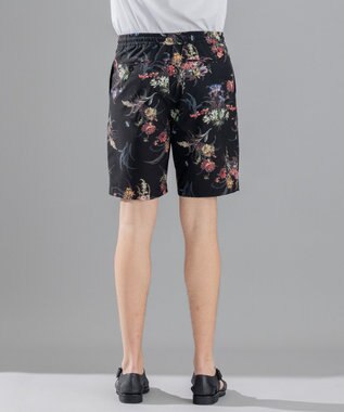 JOSEPH HOMME クールドッツストレッチ花柄 / BERMUDA ブラック系5