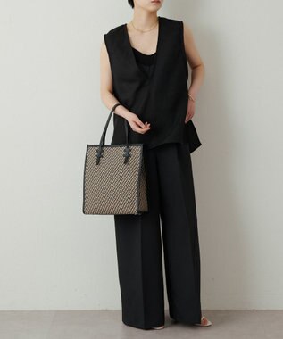 IACUCCI 〈美人百花2月号〉モノグランマ M JACQUARD/RUGA ブラック