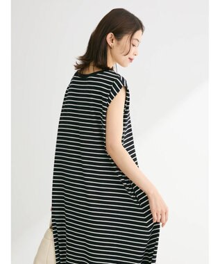 Green Parks ・ＳＵＧＡＲ　ＳＰＯＯＮ【ＣＯＯＬ】タックノースリワンピ Border