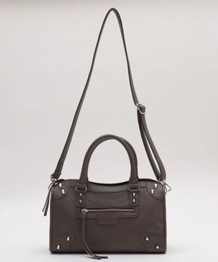 WEGO 2wayスタッズボストン ブラウン